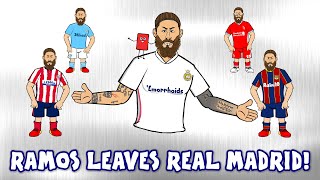 👋Ramos leaves Real Madrid!👋 (PSG? Man Utd? Barca? Man City Transfer Gossip! Press Conference)