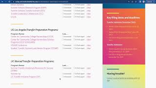 UC Transfer Admission Planner (TAP) application step- by-step