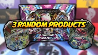 3 RANDOM POKEMON CARD PRODUCTS - ERROR BOOSTER PACK!!!