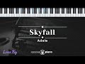 Skyfall - Adele (KARAOKE PIANO - LOWER KEY)