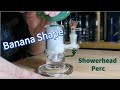 Banana Shaped Dab Rig With Showerhead Perc Review From ShareBongs