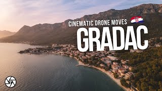 GRADAC 🇭🇷 ✈️ - CINEMATIC DRONE MOVES 🎥 #gradac #hrvatska #chorvatsko #cinematic #cinematicvideo