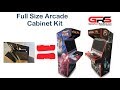 GameRoomSolutions com Full Size Arcade Cabinet Kit for 32 TV