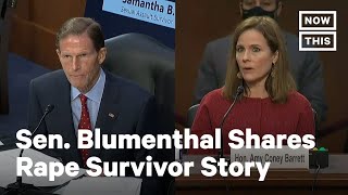 Blumenthal Shares Rape Survivor’s Story at SCOTUS Hearings | NowThis