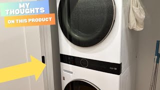 LG WashTower Review | Stacked Washer and Dryer Combo | Space Saving Solution | Here's the Features