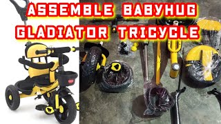 Babyhug Gladiator Tricycle Assemble | 1 - 4 years kids Tricycle #akaibb #youtube #tricycle