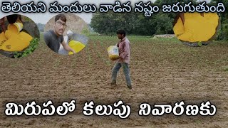 మిరుపలో కలుపు నివారణ |Weed Control in Chili |ఏ దశలో కలుపు మందు వాడాలి| వేటితో కలిపి చల్లుకోవాలి