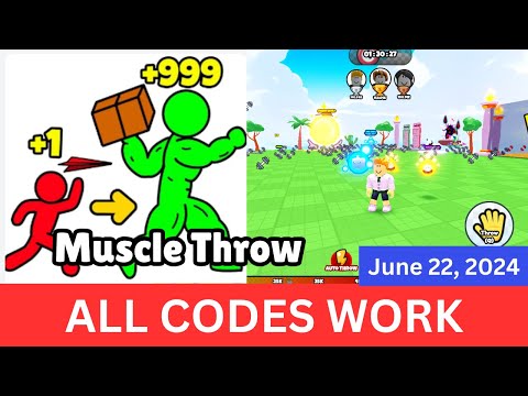 Roblox Muscle Throw Codes (June 2023)