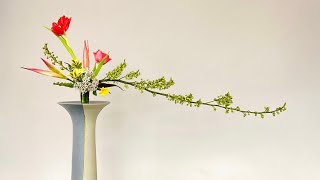 池坊立花正風體 RIKKA Shofutai (Modern) Ikebana Ikenobo - Japanese Floral Arraignment｜MILLY老師學生作品展示