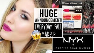 Everyday Fall Makeup Tutorial + HUGE ANNOUNCEMENT! | JamiePaigeBeauty