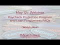 Paycheck Protection Program and Loan Forgiveness FAQs