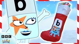 Super Stocking DIY with Alphablock B! ❄️ | Learn to Read | Alphablocks