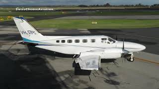 Cessna 441 Conquest II (VH-VPL) Departing and Arriving at Jandakot Airport