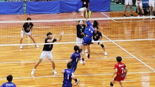 【近畿総合バレー2023】洛南高校 vs 関西学院大学 第２セット　＜男子バレーボール＞