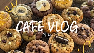 SUB) 카페 브이로그 | cafe vlog #80 | 베이글 모두 주세요! 디저트들 열일중, 2월 매장의 일상