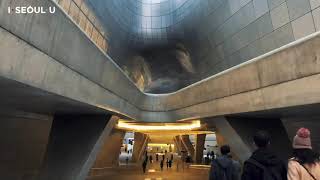 Attractive Buildings in Seoul:: DDP(dongdaemun design plaza) \u0026 seoul light