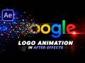 Particle Logo Animation in After Effects (No Plugins) | Easy Tutorial