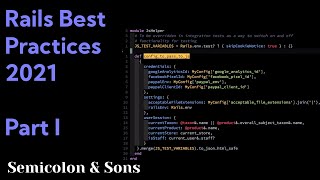 Rails Best Practices I