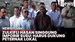 Menko Pangan Zulkifli Hasan Temui Ribuan Peternak Sapi Perah di Boyolali, Singgung Impor Susu