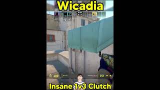 Insane 1v3 Clutch by Wicadia (Dust2) - GoGo CS2 Shorts - Dec 05, 2024 #wicadia #1v3clutch #dust2