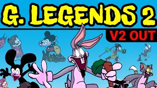 Friday Night Funkin' New VS Glitched Legends V2 (Bugs Bunny/Gravity Falls/Ben 10/Tom) | Pibby x FNF