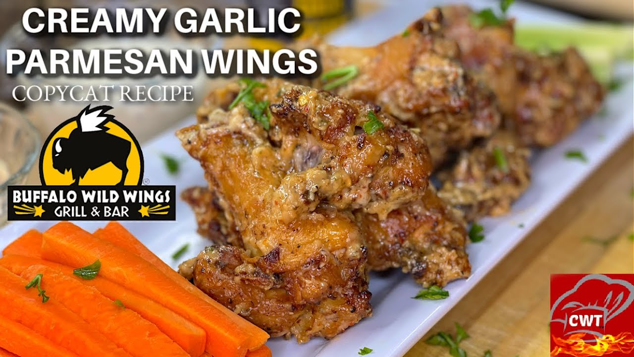 Creamy Garlic Parmesan Wings | Buffalo Wild Wings CopyCat Recipe - YouTube