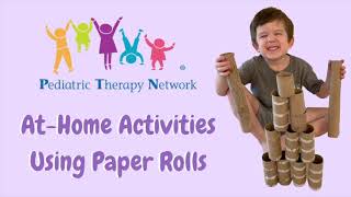 Occupational Therapy Activities for Children Using Paper Rolls