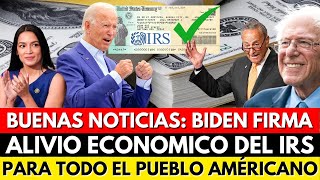 BIDEN ANUNCIA INESPERADO ALIVIO ECONÓMICO DEL IRS PARA TODO EL PUEBLO AMERICANO!!