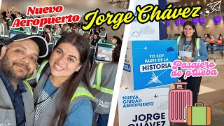 Así será el NUEVO AEROPUERTO JORGE CHAVEZ🇵🇪😱| Pasajero de prueba✈️ #airport #vlog