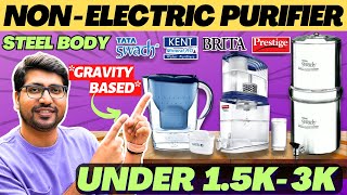 Best Non Electric Water Purifier 2024🔥Best Gravity Based Water Purifier🔥Water Purifier Under 3000