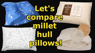 Millet Pillow Review!  Compare Pinetales, Sachi Organics, Haiku Designs and Brett's Natural Health!