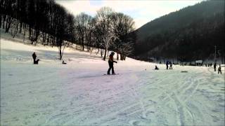 Na snowboardech na Bouřňáku (1.2.2015) (On snowboard in Bournak ski resort)