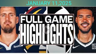 NBA HIGHLIGHTS | DENVER NUGGETS VS BROOKLYN NETS | January 11, 2025