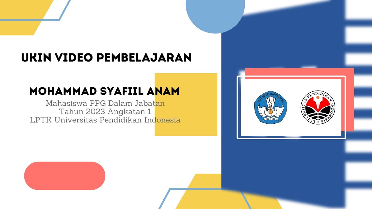 Ukin Ppg Video Pembelajaran Youtube