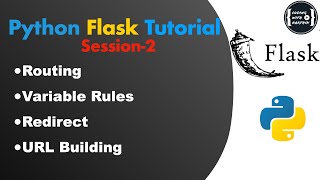 Python Flask tutorial -Routing,Variable rules,redirection,URL building | Session 2#CodingWithKarthik