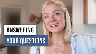 MY FIRST Q&A | Personal, Fitness, Healthy Nutrition
