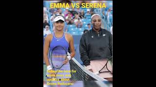 Emma Raducanu x Serena Williams Cincinnati Open