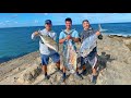 35lb Kagami Ulua!  -Epic overnight Hawaii fishing trip! | African Pampano