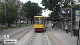 Tramwaje Warszawa 2021 Linia 3