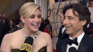 Greta Gerwig and Noah Baumbach Say They're Team LAURA DERN | Oscars 2020