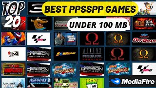 Top 20 PSP Games Under 100 MB | Highly Compressed PSP Low mb Games #Gaminguniverse