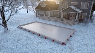 EZ ICE: The 60 Minute Backyard Rink ™