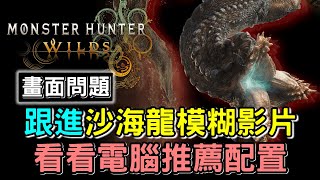 【MHWilds】Follow up 跟進畫面問題 ❗ 沙海龍模糊影片 x  看看官方推薦pc配置 #MonsterHunterWilds #魔物獵人荒野 #willwill