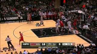 James Harden \u0026 Chandler Parsons - 49 pts vs Spurs Full Highlights (2013.12.25)