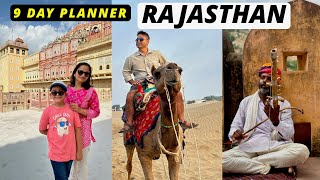 Rajasthan Travel Itinerary 2025 - Jaipur, Jaisalmer, Jodhpur, Ranakpur, Udaipur \u0026 Chittorgarh