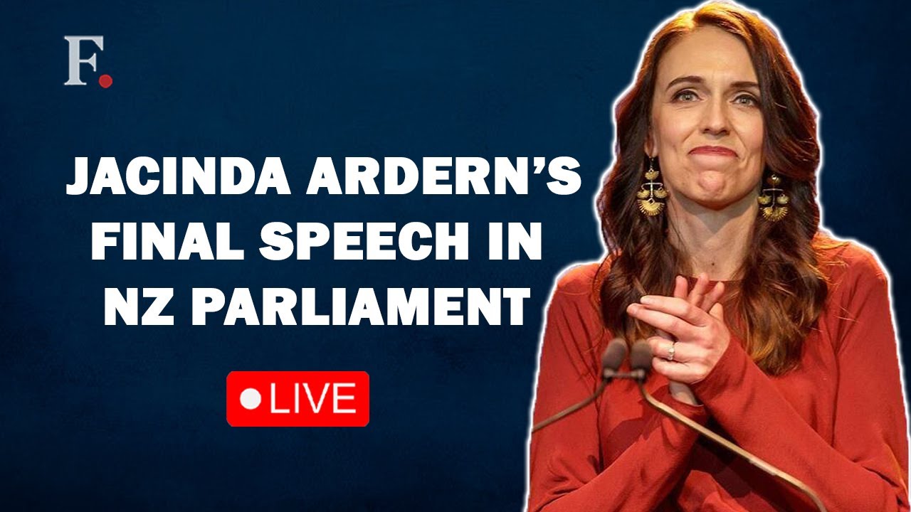 Jacinda Ardern LIVE: Former New Zealand PM Ardern Makes Final Speech ...