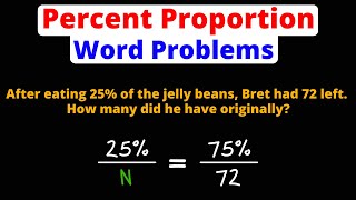 Solve Percent Proportion Word Problems | Eat Pi