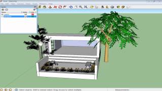 How to work with layers in Google SketchUp