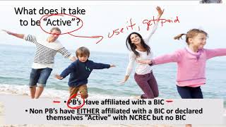 NC License Law  Part 3 of 4 Active Status, BIC rules, Unlicensed Assistants