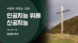 인공지능 위에 신공지능 | 시23:1-3 | 2025년 2월 2일 사랑이 머무는 교회 주일 오전예배 | 이상용 목사